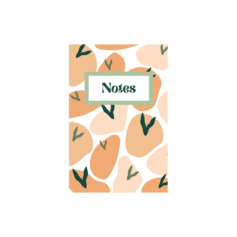 Oranges and Peaches Notebook 6x9 Journal: Oranges, Peaches Pattern Lined