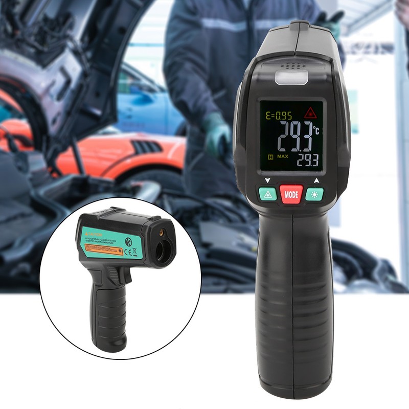 Digital LCD Temperature Tester Infrared Thermometer Gun Sensor Handheld Monitor