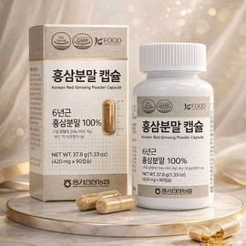 Hwangpungjeong Punggi Ginseng Agricultural Cooperative Hwangpungjeong Red Ginseng Powder Capsules / 황풍정 풍기인삼농협 황풍정 홍삼분말 캡슐