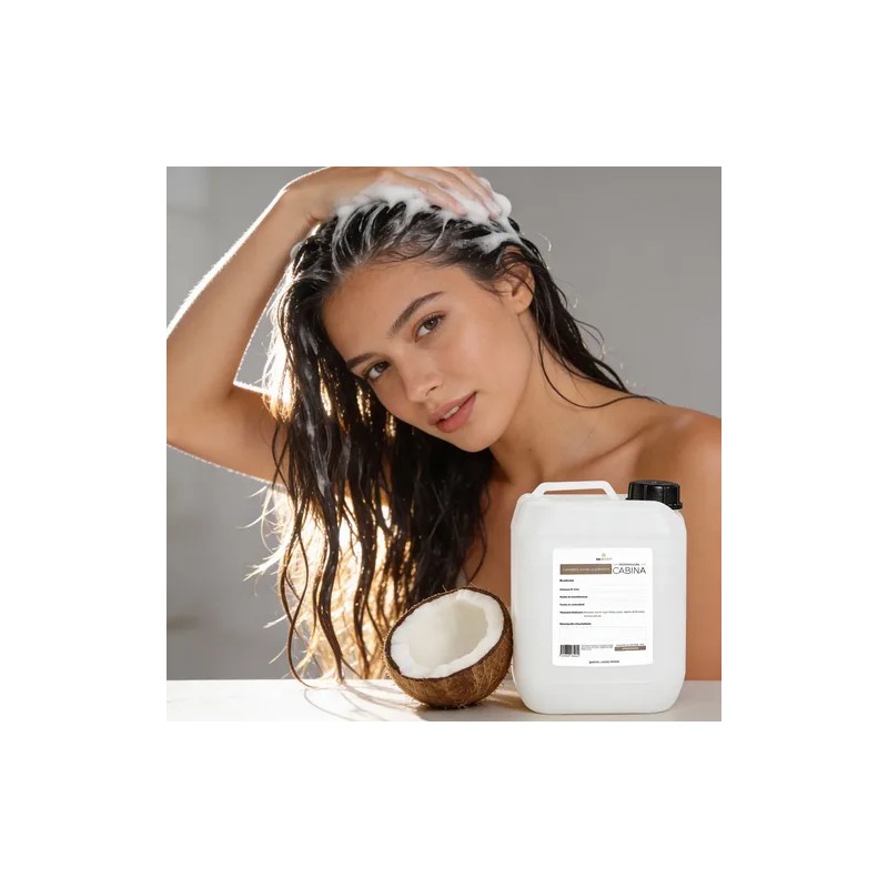 Acondicionador Vegano De Coco 10 Litros Sin Sulfatos Beohemp