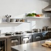 Profeeshaw L Stainless Steel Shelf 8.6''x24'', 2 Pack Wall Mounted