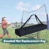 VISEMAN Baseball Softball Bow Style Net Replacement Bag Only,Baseball Practice