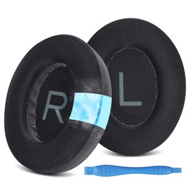 GEVO Cooling Gel Replacement Ear Pads for Bose NC 700 Headphones,EarPads with ICE Silk Fabric,Ear Cushions with Noise Cancelling Foam,Easy Installation,Black
