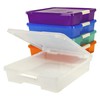 Storex Classroom Student Project Box, Plastic, 15.25 x 13.25 x