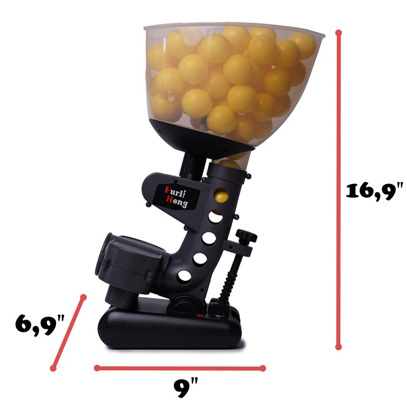 Furlihong 692BH Baseball Pitching Machine, Use Ping Pong Size Training