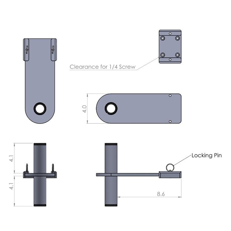 Mount - Flush Mount - Quick Release- Island Anchor Shallow