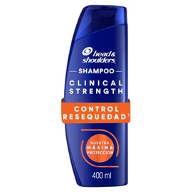 HEAD & SHOULDERS, Shampoo para Caspa, Clinical Strength Control Resequedad¹ con Sulfuro de Selenio (400 ml)