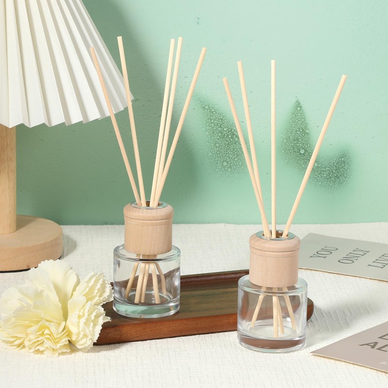 20 Set Reed Diffuser Bottle Refillable Empty Glass Jars with