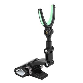 Fishing Pole Stand, Black Fishing Rod Rest, 65g Boat Fishing Support, Outdoor Sea Fishing Rod Pole Holders for Wild Fishing, 7.48 x 2.17 x 1.18in