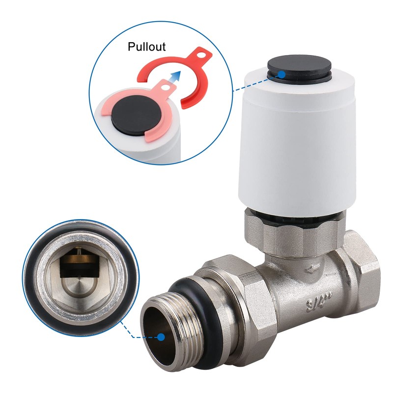 Wengart Thermoelectric Actuator WG2212,AC230V Normally Closed M30*1,5 Thread,Work for Underfloor