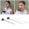 Anti Wrinkle Straw Stainless Steel Lip Line Prevention Straw Reusable