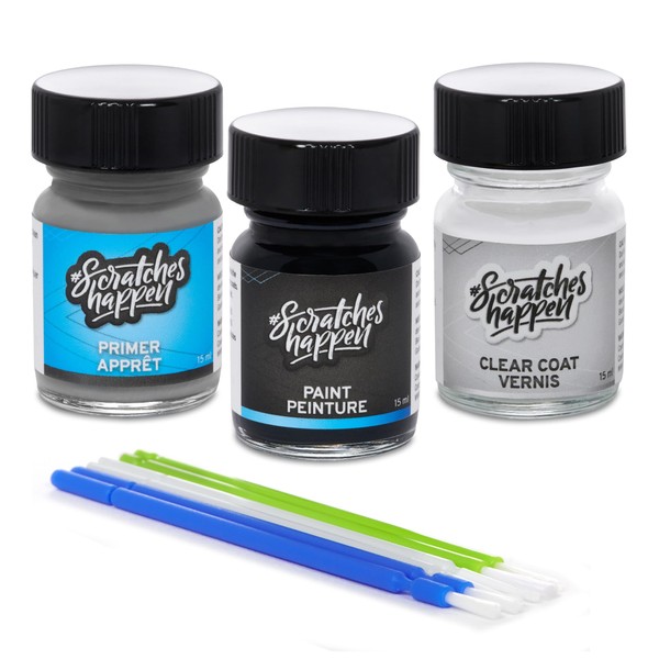 ScratchesHappen Exact-Match Touch Up Paint Kit - Bright White (GW7/PW7/W12/W7)