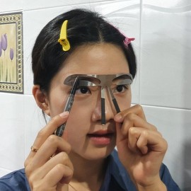 Eyebrow Drawing Guide Stencil Arch Type 2ea