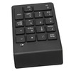 Wireless Number Pad 2.4G Receiver Black 18 Concave Keys Battery