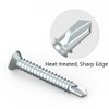 100pcs 4.2 * 50mm Cross Countersunk Drill Tail Self Drilling