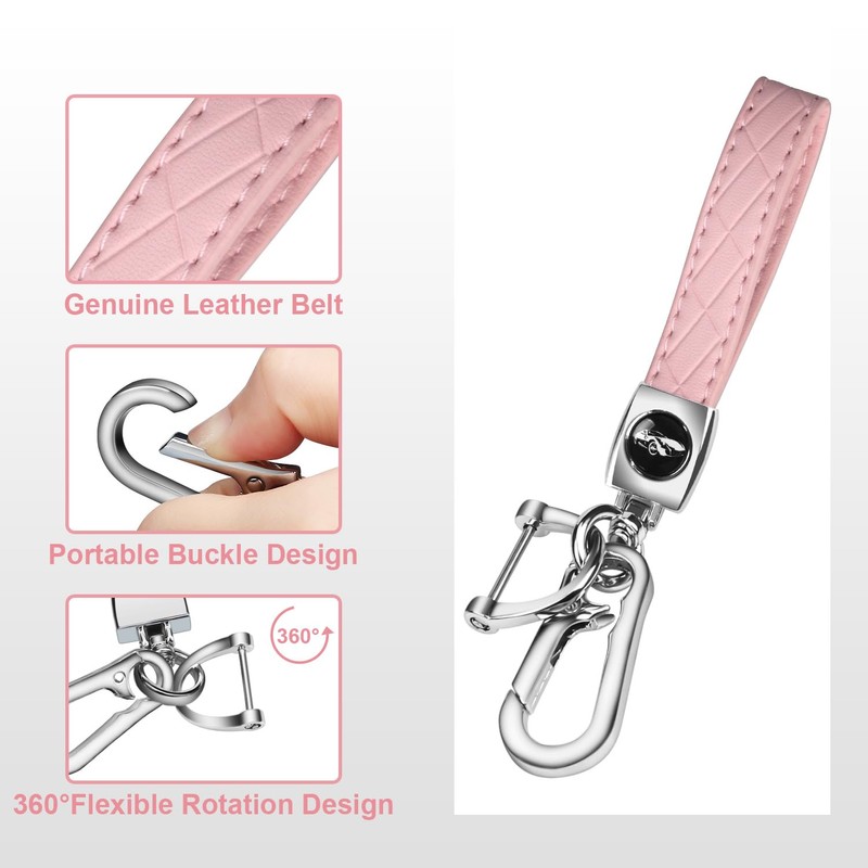 MILD EAST for Honda Key Fob Cover with Keychain, Car