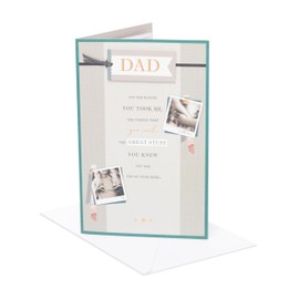 UK Greetings | Father's Day Card for Dad | Card for Dad, Grandad, Husband | Him, Boys, Men | Sweet Rhyme Design | With Envelope | 165x254 mm