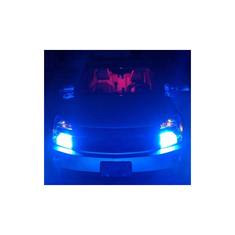 SHENKENUO 8000K ice Blue LED Headlight Bulbs For Ford Mustang