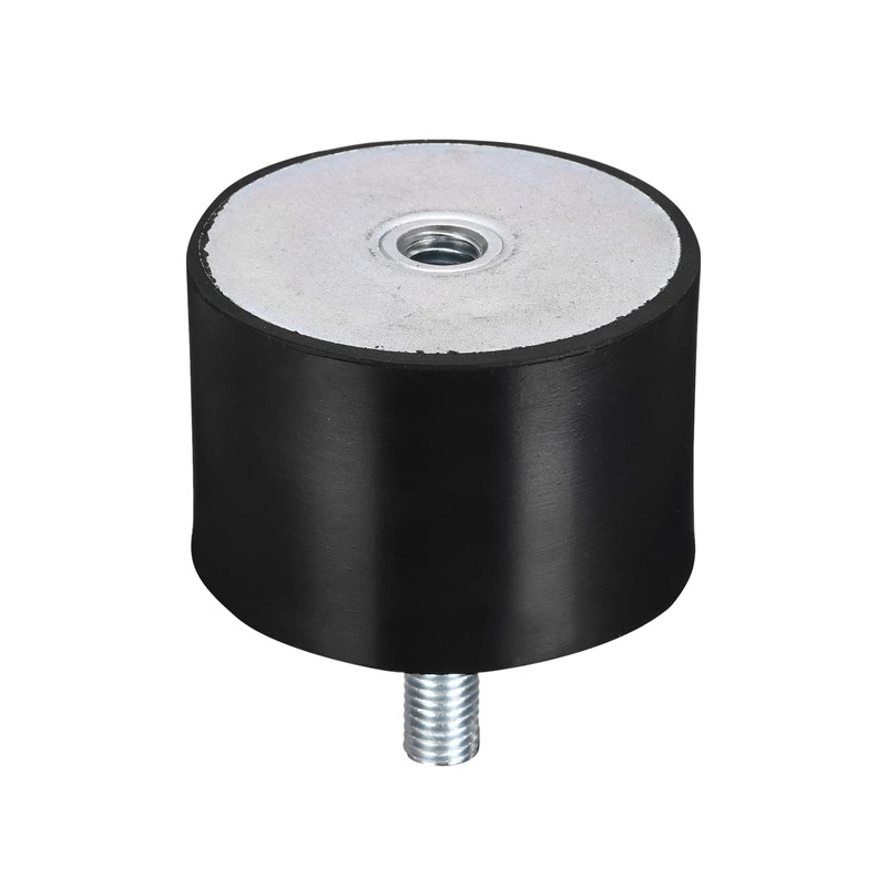 sourcing map Rubber Bearing M12 Male/Female Vibration Insulator Shock Absorber