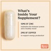 Bulletproof Zinc with Copper Capsules, 60 Count, Minerals and Antioxidant