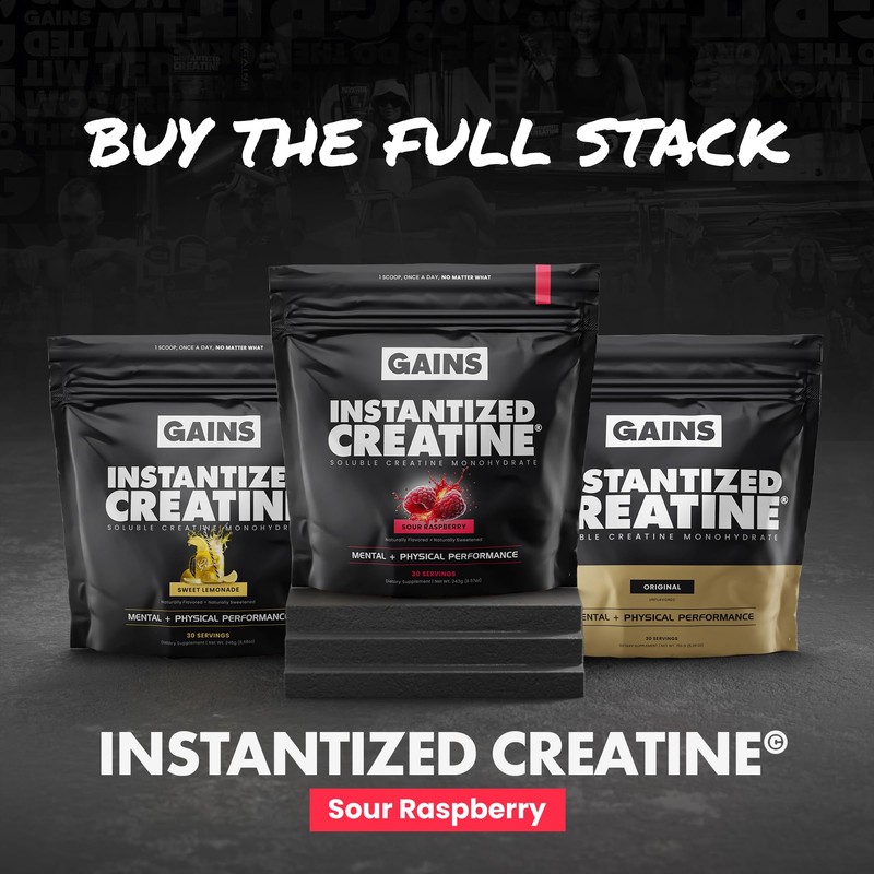 Gains in Bulk Instantized Creatine Monohydrate for Women and Men,
