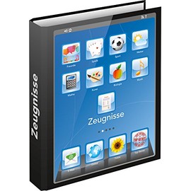 RNK 46431 iTab Certificate Ring Binder for DIN A4 Formats with 4-Ring Mechanism, Pack of 1