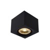 Lucide Ceiling Spotlight, Aluminum, GU10, 12 W, Black
