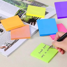 7 x 100 Sheets (7 Colors Available), 3.0 x 3.0 inches (75 x 75 mm), Fashionable Sticky Notes, Sticky Notes, Sticky Notes, Sticky Notes, Set
