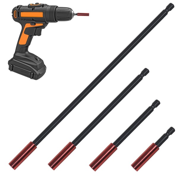 4Pcs 1/4"" Magnetic Bit Holder for Impact Driver,Bit Holder for