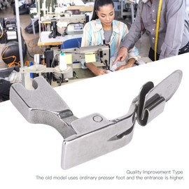 ACOGEDO Prensatelas P351, Prensatelas de Acero, Prensatelas Plegable para Máquina de Coser Plana Industrial, Prensatelas para Dobladillo Enrollado