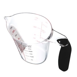 Kai Corporation KAI DH8127 Measuring Cup, Weighed From Top, Wide Opening, Easy to Clean, 10.1 fl oz (300 ml), Dishwasher Safe, Made in Japan