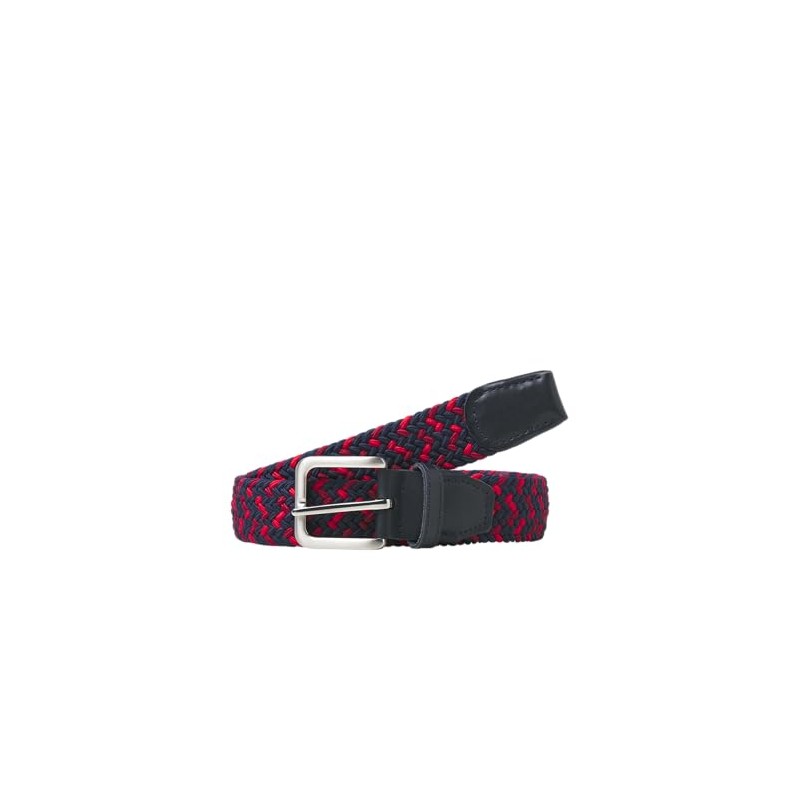 JACK & JONES Men's Jacspring Woven Belt Noos, Navy blazer/detail: