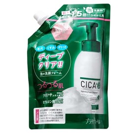 CICA Enzyme Formulated Foaming Facial Cleanser Refill 23.7 fl oz (700 ml), Made in Japan