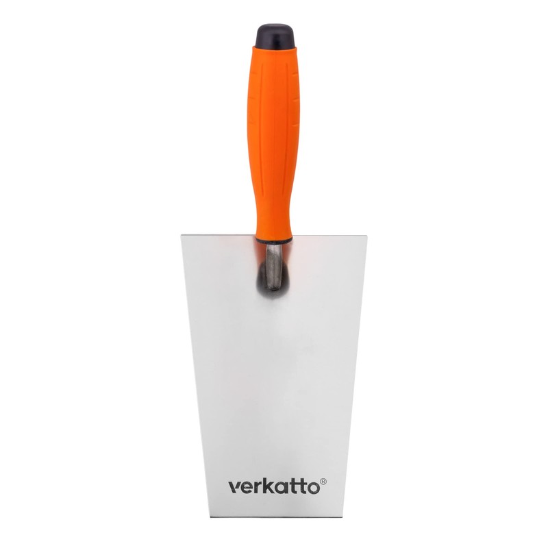 Mivos Stainless Steel Trapezoidal Trowel 180 mm - Rustproof Masonry