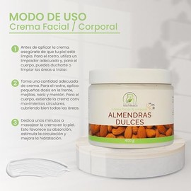 Crema Facial & Corporal De Almendras Dulces Con Filtro Piel Tersa 400 Gr Productos Mart Mexico