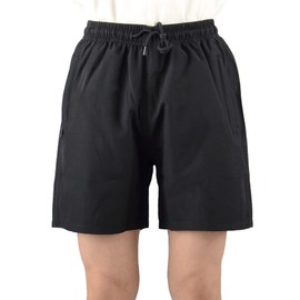 NATUST Boys Loose Fit Athletic Shorts with Zipper Youth Quick Dry Sports Running Shorts Black 12-13 Years