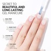 GAOY Jelly Nude Gel Nail Polish, 16ml Sheer White Translucent