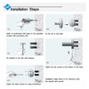 Leyden Bathroom Toilet Soap Dish, Silver Soap Holder for Shower
