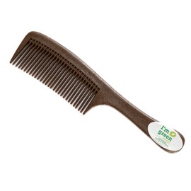 Chinchilla® Sugar Cane Handle Comb | Sustainable Handle Comb | for Men and Women | Transport | Travel | Camping | Vegan & Recyclable | Beech | Plastic Free | Pack of 1