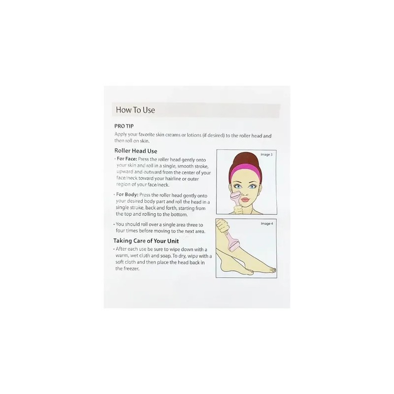 Rodillo Facial Ice Roller Hieloterapia Rubyface