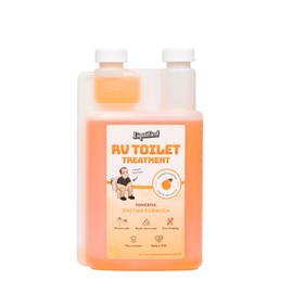 Liquified RV Toilet Treatment - Black Holding Tank Digester - Odor Eliminator - Orange Scent - Matts RV Reviews (Orange, 32oz)