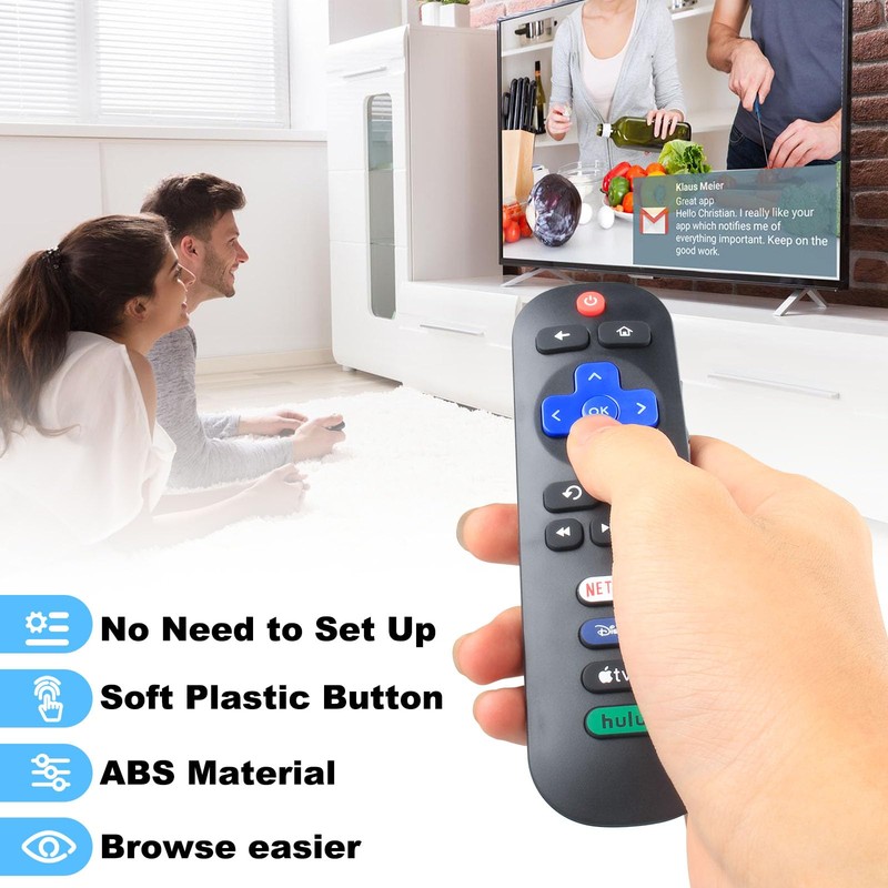 for TCL Tv Remote Replacement RC280 - No Programming Required