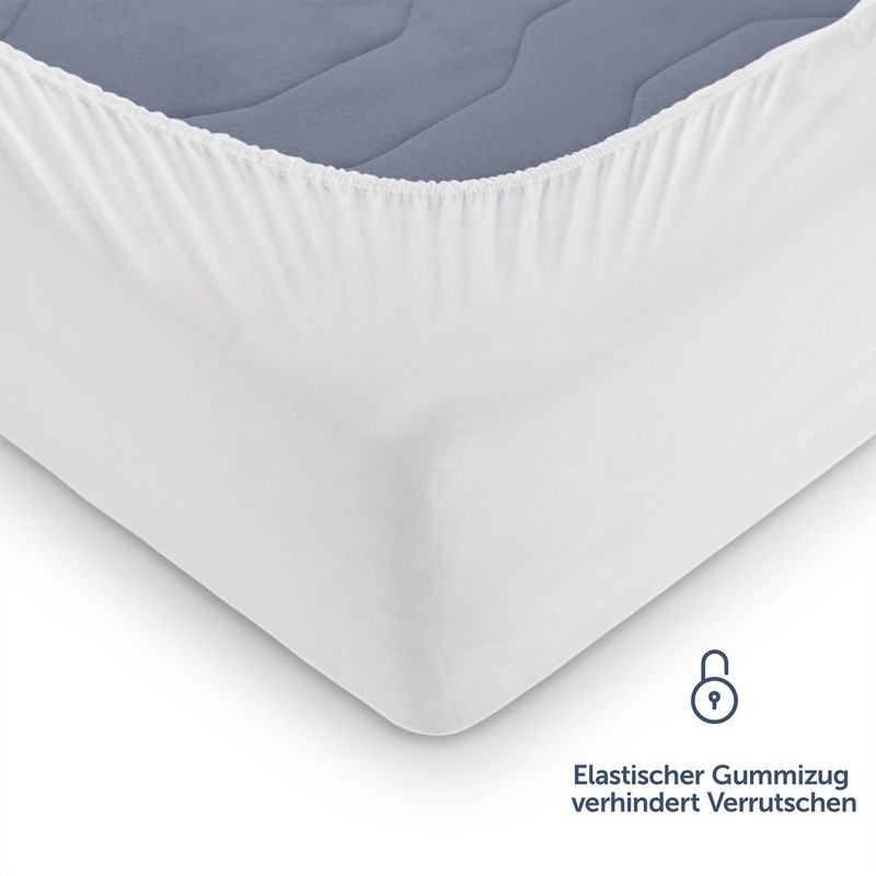 Mattress Protector Quilted Standard Adrian: 90 x 190 x 40