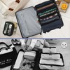 Surblue Travel Hanging Luggage Organizer Portable Suitcase Closet Organizer Multiple