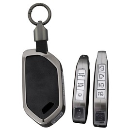 ontto Fit for Kia Sorento 2024 2025 Key Case,Antiscratched Key Fob Cover for EV6 EV9 2025 Key Remote,Car Key Holder with Keychain for Telluride K4 K5 GT-Line Carnival 2023-up,Black