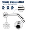 Shower Head Connector Adapter: Adjustable Handheld Showerhead Holder & 6