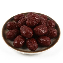 Redvigh Artificial Red Date 20PCS, Faux Jujube Fake Nuts Simulated Food Model Lifelike Fruits for House Kitchen Party Decoration Cabinet Ornament