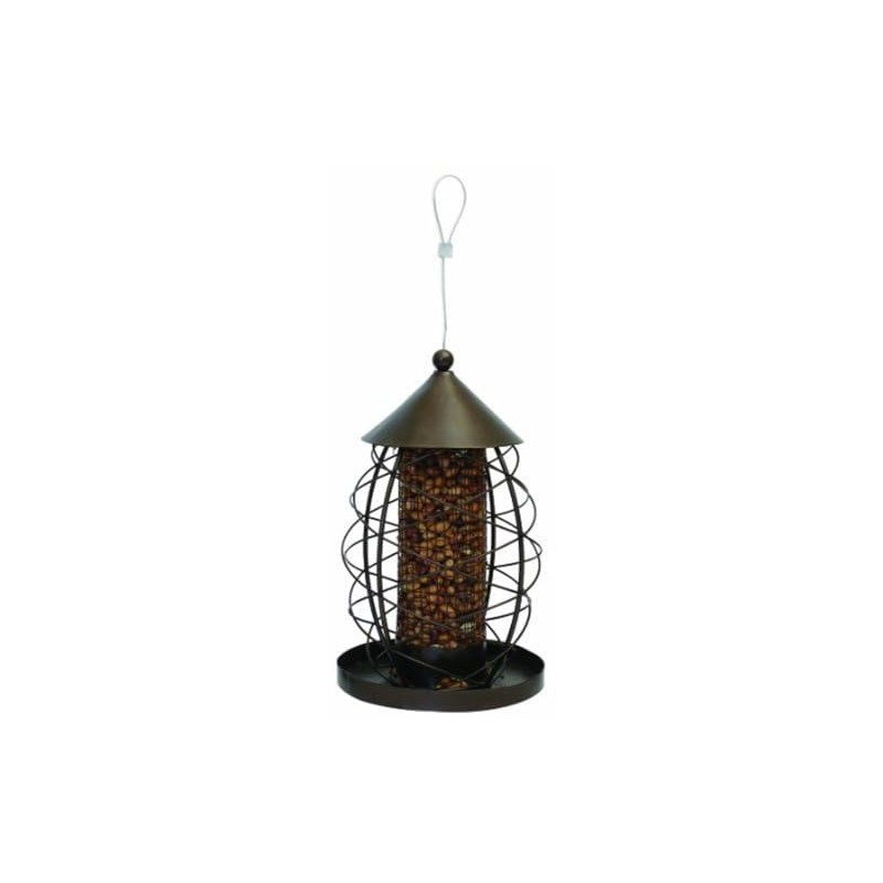Rosewood Antique Lantern Nut Feeder for Wild Birds