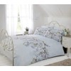 Eloise Duvet Cover Set, Polyester-Cotton, Duck Egg, Single