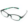 デューク 老眼鏡 レディース +1.5 度数 ネオクラシックデュー 超軽量フレーム ソフトケース付き グリーン GLR-11-4+1.50